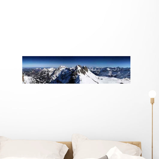 Oberstdorf Mountains Wall Decal
