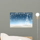 Winter with Christmas Tree Wall Decal