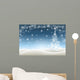 Winter with Christmas Tree Wall Decal