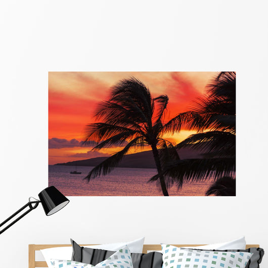 Maui Sunset Wall Decal