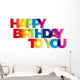 Happy Birthday Wall Decal