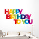 Happy Birthday Wall Decal