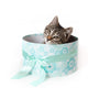 Striped Kitten with Yellow Wall Decal