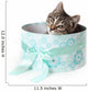 Striped Kitten with Yellow Wall Decal