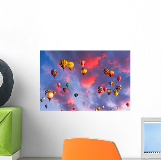 Balloons over Albuquerque Wall Decal