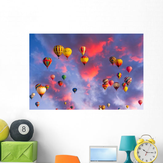 Balloons over Albuquerque Wall Decal