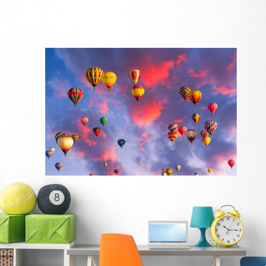 Balloons over Albuquerque Wall Decal