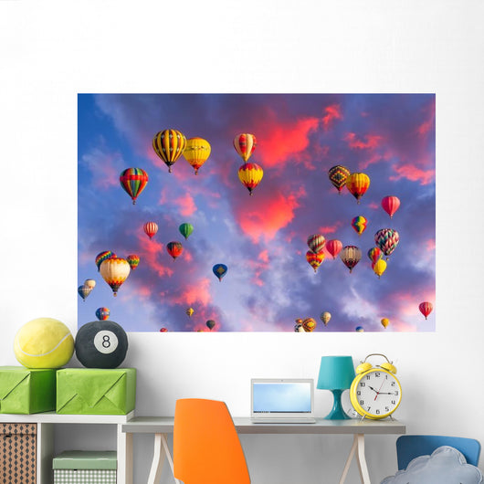Balloons over Albuquerque Wall Decal