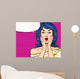 Pop Art Illustration Surprised Wall Decal