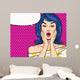 Pop Art Illustration Surprised Wall Decal
