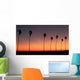 Silhouette Row If Palm Wall Decal