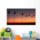 Silhouette Row If Palm Wall Decal