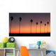 Silhouette Row If Palm Wall Decal