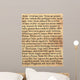 Latin Calligraphy from Virgil's Wall Decal
