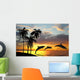 Dolphins near Hawaii Wall Decal