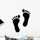 Two Footprint Foot Print Wall Decal