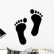 Two Footprint Foot Print Wall Decal
