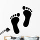 Two Footprint Foot Print Wall Decal