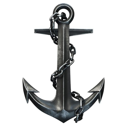 Black Iron Anchor Wall Decal