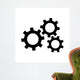 Settings Gears Cogs Wall Decal