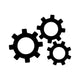 Settings Gears Cogs Wall Decal