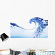 Wild Deep Blue Ocean Wall Decal