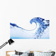 Wild Deep Blue Ocean Wall Decal