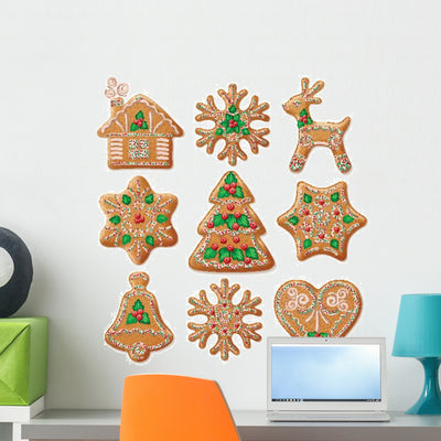 Ornate Realistic Set Traditional Wall Decal shown on a wall