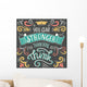 Vintage Motivational Poster Wall Decal