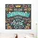 Vintage Motivational Poster Wall Decal