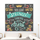 Vintage Motivational Poster Wall Decal