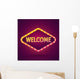 Welcome Banner Lighting Vector Wall Decal