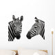 Chatty Zebra Heads Wall Stickers Wall Decal