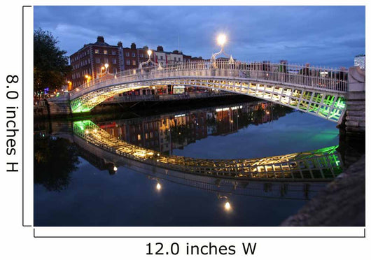 Ha'penny Bridge Dublin Ireland Wall Decal