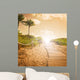Path Sand Going to Wall Decal