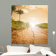 Path Sand Going to Wall Decal