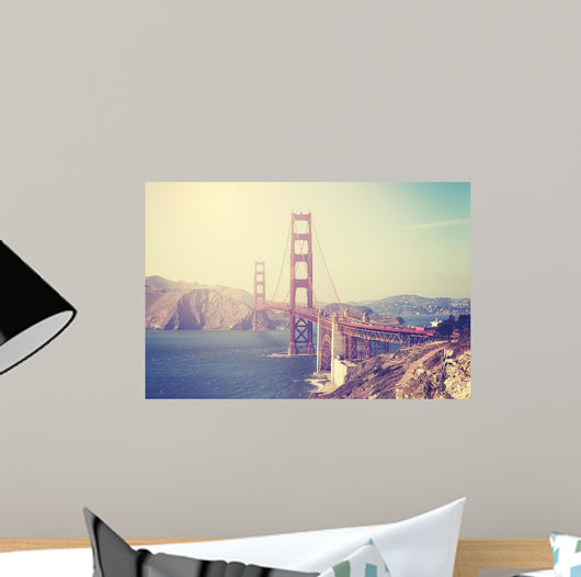 Vintage Toned Picture Golden Wall Decal