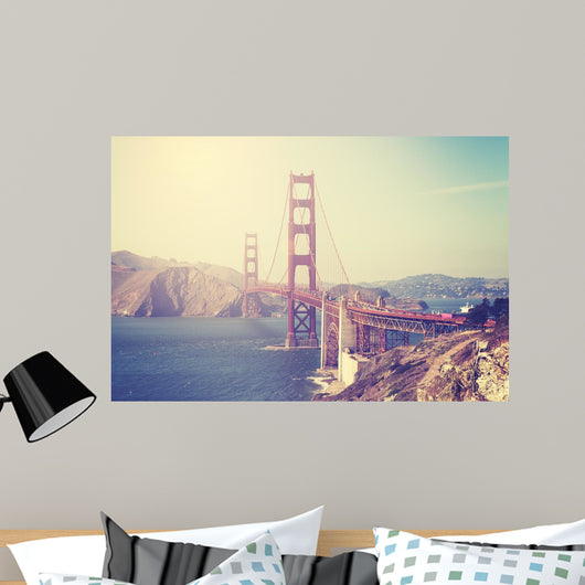 Vintage Toned Picture Golden Wall Decal