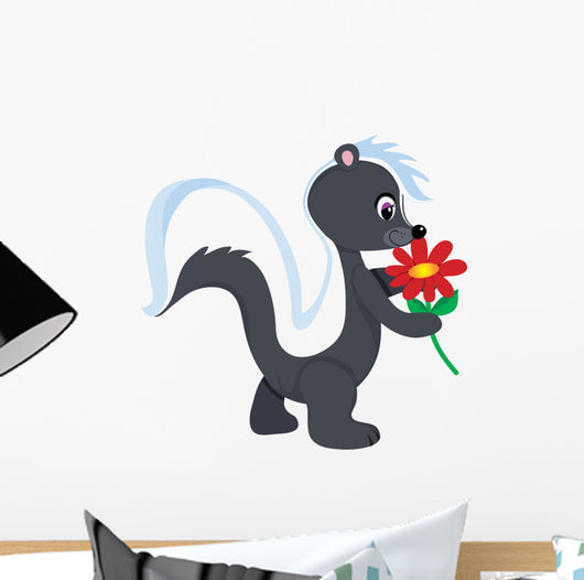 Cute Little Skunk Wall Decal
