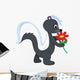 Cute Little Skunk Wall Decal