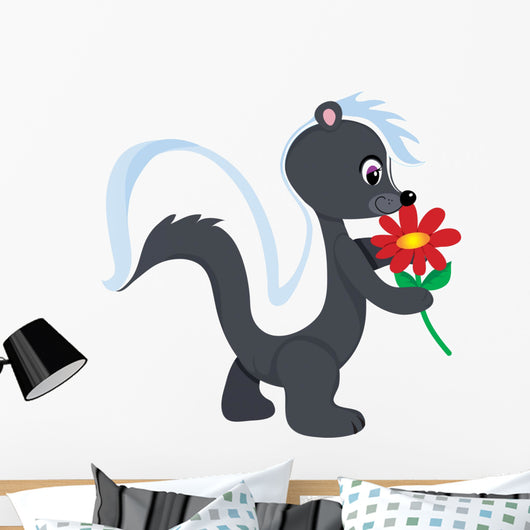 Cute Little Skunk Wall Decal