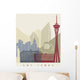 Las Vegas Skyline Poster Wall Decal