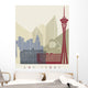 Las Vegas Skyline Poster Wall Decal