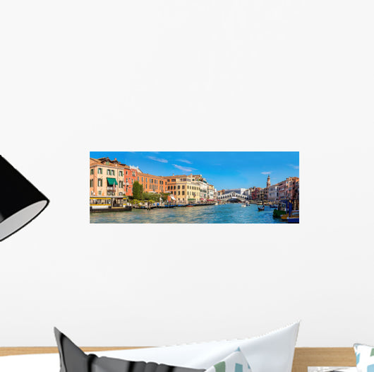 Gondola Rialto Bridge Venice Wall Decal