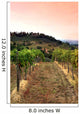 Vineyard Rolling Hills Tuscany Wall Decal