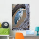 Grey Heron Standing Tree Wall Decal