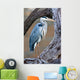 Grey Heron Standing Tree Wall Decal