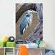 Grey Heron Standing Tree Wall Decal
