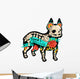 Halloween Skeleton French Bulldog Wall Decal