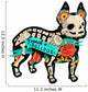 Halloween Skeleton French Bulldog Wall Decal